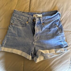 Blue Denim Women's Shorts